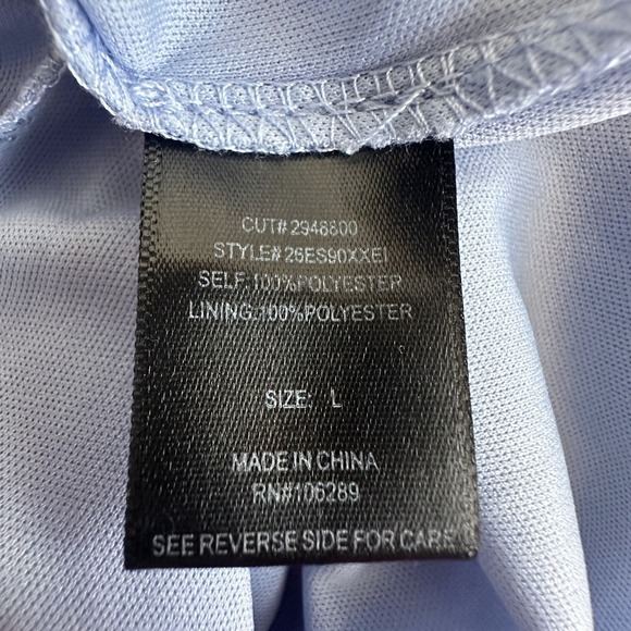 Trixxi Milkmaid Tiered Maxi Dress L Blue Floral Tie Strap Smocked Ruffle Peasant - Picture 9 of 13